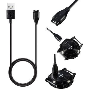 for Garmin 7 7S 7X 6 6S 6X Plus Pro vivoactive 6 5 3 4 4S/Forerunner 970,570,745/45S/Swim 2/Venu 2 2S Charger,Replacement 3.3ft USB Charger Adapter Charge Cord Charging Cable for Garmin SmartWatch