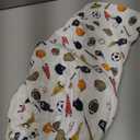 Hudson Baby Unisex Baby Cotton Fitted Crib Sheet, Sports Fan, One Size