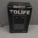 ToLife Dehumidifier for Home, 1000 sq.ft Dehumidifiers for Basement Bedroom Bathroom with 95 OZ Water Tank, Auto Shut Off 7 Colors LED Light, Black