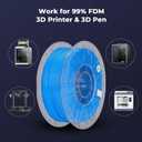 2025 Official RFID CREALITY Hyper PLA RFID Filament 1.75mm for K2 Plus Combo, High Speed 30-600mm/s 3D Printer Filament, 1kg(2.2lbs)/Spool Hyper PLA RFID Support CFS, for Most 3D Printers Grey