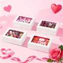 100PCS 8x5x2 Inch Chocolate Strawberries Bakery Boxes with Window