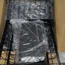 ADBIU Over The Sink Dish Drying Rack (Expandable Height and Length) Snap-On Design 2 Tier Large Dish Rack 31-39.4L x 12W x 34-38H inches (Black)