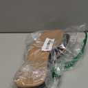 Verdusa Clear Sandals For Women Square Toe Slides Summer Slip On Flat Sandals (8, Apricot)