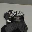 Sock Amazing 6 Pairs Men's Socks Low Cut Ankle Sock Cushion Non Slip No Show Breathable Running Socks for Cycling Fitness (10-13, Black)