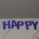Happy Father's Day Glitter Blue Banner Bunting Banner for Dad Father's Party Decorations Backdrop Garland for Father's Day (Dark Blue)