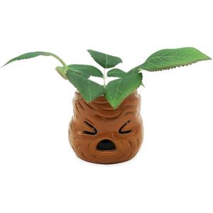 Silver Buffalo Harry Potter Mandrake Face Decorative Artificial Faux Greenery Plant in Ceramic