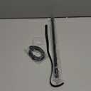 Vicenpal 15.5 Inch Retractable Kraft Paper Roll Holder Dispenser Wall Mounted Butcher Paper Holder Roller for to Do Lists, DIY Drawing, Taking Note, Artwork, Creative(Black)