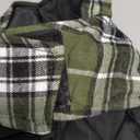 Kuoser Waterproof Dog Coat, Reversible Dog Jacket for Large Dogs, Adjustable Durable Doggie Winter Coat for Growing Puppies Warm Puppy Cold Weather Apparel, Green L 