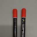 TFIVE Red Liquid Chalk Markers - 2 Pack Jumbo Chalk Pens with 10mm 3 in 1 Nib Wide Tips, Dry & Wet Erase Marker Pens for Glass, Chalkboard, BlackBoard, Windows, Calendar, Pumpkin, Mirror