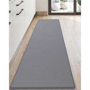 DEXI Kitchen Floor Mats Cushioned Anti Fatigue,17x59, Standing Runner Rug Waterproof, Comfort Memory Foam Padded for Front Sink Laundry, Grey