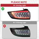 LED Tail Light Fits 2015-2018 Ford Edge Titanium/Sport Model