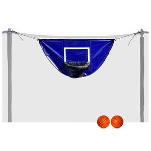 Botabee Trampoline Basketball Hoop Attachment with Mini Balls | Waterproof & Durable | Breakaway Safety Rim | Compatible with Most Enclosures | Ultimate Trampoline Basketball Experience