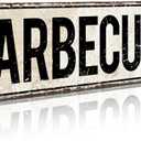 Barbecue Blvd Street Sign, Barbecue Sign Barbecue Decor Barbecue Lover Gift, Vintage Wall Decor for Home/Garden/Kitchen, Novelty Metal Signs 4"x16"