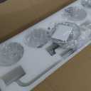 Chrome 4-Light Traditional Bathroom Vanity Light Fixtures Over Mirror, Modern Vanity Lights for Living Room, Standard E26 Base, Chrome