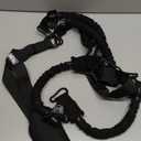 Tribe Lifting Pull Up Assistance Bands Set - Pull Up Bands Assistance for Pull Up Assist, 4 Stackable Pull Up Resistance Bands (50 lb Each, Up to 200 lb) Adjustable Strap & Foot Strap, Carabiner (Black)