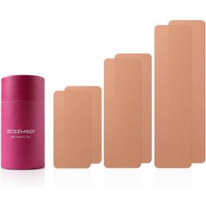 Reusable Pre-Cut Silicone Boob Tape, Ultra Thin Invisible Breast Lift Tape (Pink)