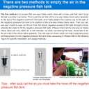 Negative Pressure Aquarium Fish Tank Cool Fish Tank Aquarium Water Replenishers Water Level auto-Refill Maintenance