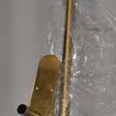 VAEHOLD Adhesive Paper Towel Holder Under Cabinet Wall Mount for Kitchen Paper Towel, Paper Towel Roll Holder Stick to Wall, Stainless Steel (Gold)