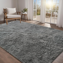 Wegital Soft Rugs Living Room Bedroom Rug For Living Room Bedroom Kids Room Fluffy Rugs (Grey, 160x230cm) 62.99" x 90.55"