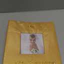 Memory Photo Album Holds 200 Pcs 4 x 6 Inch Leather Wedding Anniversary Family Photo Album with Front Window Double Heart Memory Scrapbook for Couple Gifts(50th Anniversary)