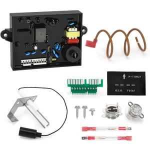 3 in 1 91365 RV Water Heater Control Circuit Board with Fuse,91447 Thermal Cut Off & ECO Thermostat Kit, 93868 Spark Sensor Igniter Electrode Compatible with Atwood Dometic