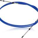 10FT 13FT 20FT 8FT Marine Throttle Shift Control Cable 33C Blue Compatible with Marine Outboard Engine Control Box (1Pcs,10ft/3 Meter)