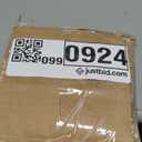 LazBlinds Cordless Blackout Bamboo Roman Shades, Room Darkening Blinds for Interior Windows, Thermal Insulated Roll Up Bamboo Blinds for Home & Patio, 43" W x 64" H, Papara Carbon