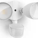 LUTEC 32W 3500 Lumen LED Security Lights Motion Sensor Light Outdoor, 5000K Daylight, IP65 Waterproof, Dusk to Dawn, Motion Detector Flood Light for Garage, Yard, Porch-White