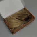 Haloo Blonde Short Bob Wigs with Bangs Shoulder Length Wavy Layered Flipped Ends Natural Looking Medium Synthetic Hair Wig for Women Daily Party, 14 Inch Ombre Blonde