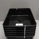 Aebeky A4 Size Plastic Paper Storage Trays,Desktop File Organizer Baskets,6-Packs (Black)