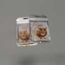 2 x Christmas Tree Decorations, Acrylic Christmas Tree Ornaments, Double-Printed Animal Hanging for Christmas Tree, Home Decor, Children's Gifts (Owl) (Moon-owl 2)