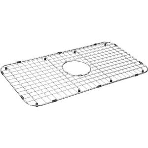 Serene Valley Sink Bottom Grid 25-1/8" x 12-7/8", Centered Drain with Corner Radius 1-1/2", Sink Grid Stainless Steel NDG2513C