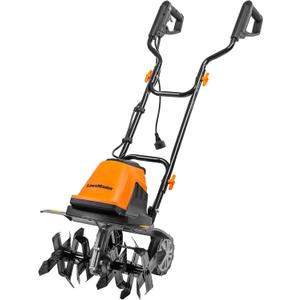 LawnMaster TE1016M Electric Tiller 10-Amp, 16-Inch,Green