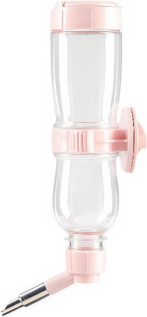17oz/500ml No Drip Water Bottle for Small Animals  Perfect for Guinea Pigs, Rabbits, Chinchillas & Rodents  Easy Refill from Top, Also Suitable for Birds