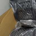 HOFFREE Gaming Chair Computer Chair with Speakers Massage Game Chairs with Footrest Bluetooth High Back Ergonomic Computer Gaming Chairs for Adults Reclining Video Gamer Chair Black