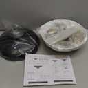 Black and Gold Pendant Lights Kitchen Island, 2Pack Matte Black Pendant Lighting Gold Modern Metal Hanging Ceiling Light Fixture for Dining Room Restaurant Sink (D:12in/2PC)