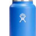 Hydro Flask Water Bottle - Insulated Stainless Steel - Wide Mouth Chug Lid, Non Spill, Leakproof in 32 Oz Cascade Blue