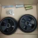 Lawn Mower Deck Wheels 2 Pack Deck Wheels with Full Accessories Kit Replace for John Deere AM116299 AM125172 AM133602 M111489 Replace for MTD 734-04039 753-04856 734-3058
