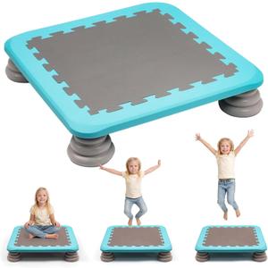 Mini Trampoline for Kids, 25 Inch Sensory Bounce Board - Indoor Outdoor