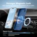Magnetic for iPhone Air Case, Compatible with MagSafe, [Full Camera Protection][Screen Protector] Silicone Shockproof Protective Phone Case for iPhone 17 Air 6.5", Lake Blue