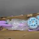 3 Wheel Scooter for Kids Ages 6-12,Kids Scooter with Light Up Wheels, Sturdy Deck Design, and 4 Height Adjustable Suitable for Kid Ages 3-12