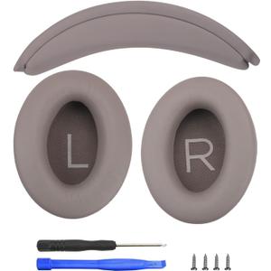 Earpads and Headband Pad Compatible with Bose QC45 QC35 Waterproof and Sweat-Resistant (Sandstone)