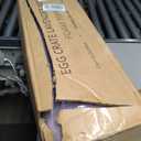 Egg Crate Gel Memory Foam Mattress Topper Twin XL, 4 Inch, Pressure Relief | Ventilated Egg Crate Design, CertiPUR-US Certified Foam, Purple, Twin XL 38 x 80 Inches, Compressed In A Box