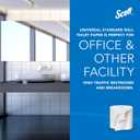 Scott Professional Standard Roll Toilet Paper, Bulk (04460), 2-Ply, Elevated Design, White, Individually Wrapped (80 Rolls of 550 Sheets, 44,000 Sheet Total)