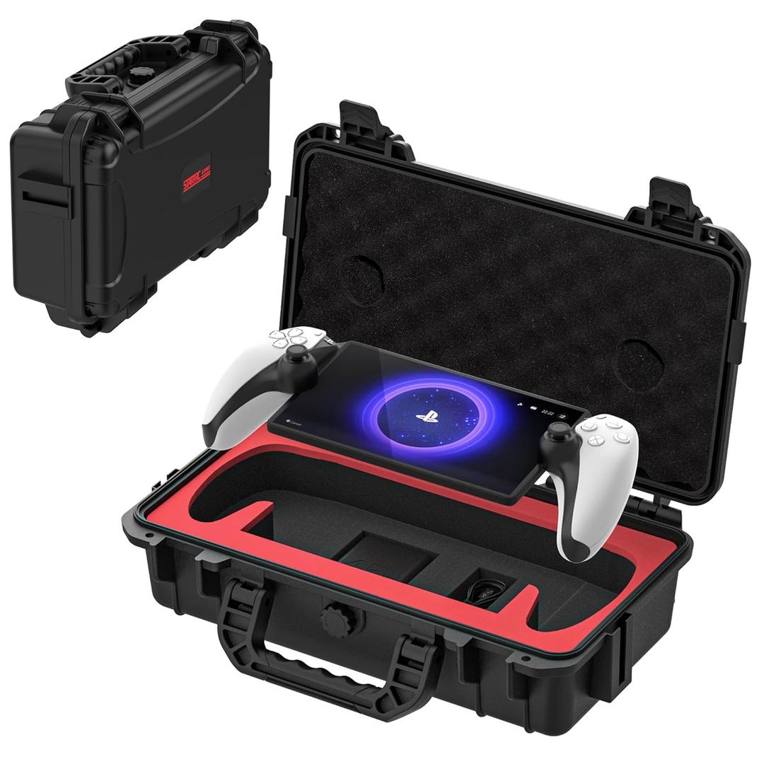 STARTRC GAMES Carrying Case for Playstation Portal Remote Player, Hard Shell Travel Case with DIY Customizable Foam for PS Portal, Portable Hard Storage Bag for PS5 Portal and Other Accessories