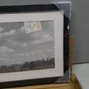 upsimples 8x24 Picture Frame, Display Pictures 6x22 with Mat or 8 x 24 Without, Wall Hanging Photo Frames, Black, 1 Pack