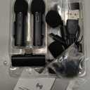 USB C Lavalier Microphone Wireless Mini Mic for Type-C Android Phone/Tablet/PC Video Recording Clip-on Mics with Rotatable Clip&Denoise Recording, Ideal for Vlog Tiktok Youtube Podcast Content Creator