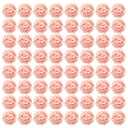Auihiay 64 PCS Full Hydrangea Flowers, Silk Hydrangea Artificial Flowers Heads with Stems, Artificial Flowers for Wedding, Garden, Baby Shower, Party, Outdoor Indoor Decoration (Rubber Pink) 2-Pack