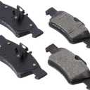 BOSCH BE986 Blue Semi-Metallic Disc Brake Pad Set - Compatible With Select Mercedes-Benz CL550, CLS400, CLS550, E300, E320, E350, E400, E550, S350, S400, S430, S500, S550, SL500, SL550 + More; REAR