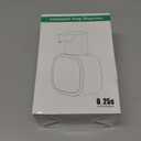 Automatic Foaming Soap Dispenser with 500ml/17oz Capacity, Touchless Soap Dispenser with 4 Level Adjustable, Rechargeable, Wall-Mounted, Waterproof for Kitchen, Bathroom, Hotel, Restaurant (Whtie)